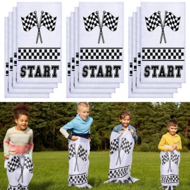 Imagem de Sacos de batata Race Bags Cindeer 12 peças de plástico 50x100cm