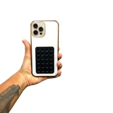 Imagem de Ventosa Celular Suporte Case Tiktok Viral For Creators Black - Ventosa