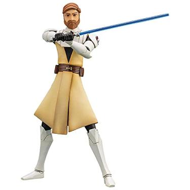 Imagem de Kotobukiya Star Wars: The Clone Wars: OBI Wan Kenobi ArtFX+ Statue, Multicolor