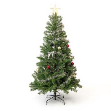 Imagem de Árvore de natal decorativa puglia 90cm com 90 hastes cheias cor verde 