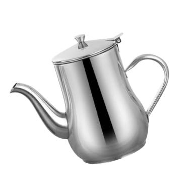 Imagem de YOUTHINK Jarro de óleo Multifuncional de Aço Inoxidável, Lata de óleo Resistente Ao Calor Com Alça Confortável para Uso Doméstico e Cozinhar (70 onças (com filtro))