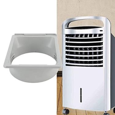 Imagem de Acoplador de mangueira de escape de ar condicionado, conector de tubo CA de 15 cm com material ABS e roscas duplas para tubo de 150 mm de diâmetro, para instalação de unidade dividida de janela, uso