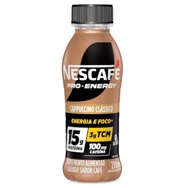 Imagem de Suplemento Alimentar UHT Nescafé Pro-Energy Capuccino Clássico 15g proteína 270ml