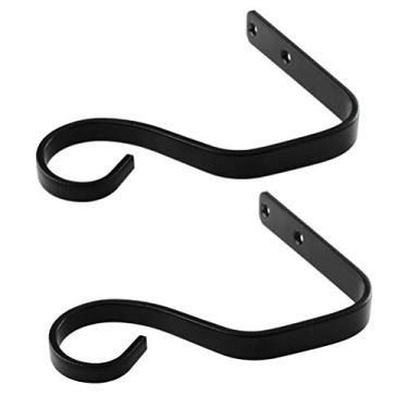 Imagem de 1 2 peças de decoração de parede lanternas vintage ferro retrô delicado suporte para pendurar em casa vaso de flores jardim