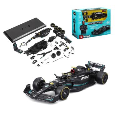 Imagem de Miniatura BBurago P/Montar F1 Mercedes W14 Hamilton 44 1:24