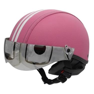 Imagem de Capacete Scooter Elétrica de Bike Skate Viseira Silver(Rosa,P - VESTE 55/56)