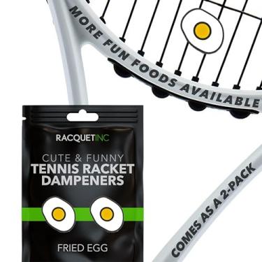 Imagem de Deliciosos amortecedores - (embalagem com 2) ovo frito - amortecedor de vibração de tênis de comida