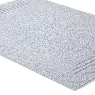 Imagem de Tapete Toalha de Piso Profisisonal Luxor Atoalhado Branco