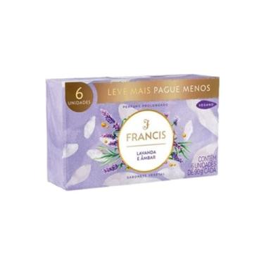 Imagem de Sabonete Em Barra Francis Classico Lilas 90Gr Pack C/6