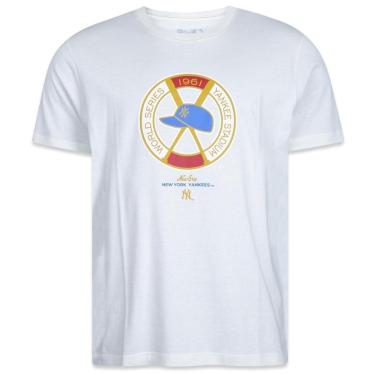 Imagem de Camiseta New Era Regular New York Yankees Logo History Masculino-Masculino