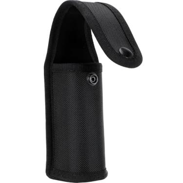Imagem de Suporte de spray para cinto de serviço, coldre de spray de pimenta de nylon, bolsa de lanterna tática com botão de encaixe de aba superior, adequado para aplicação da lei de segurança policial