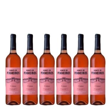 Imagem de Vinho Monte de Pinheiros Rose caixa c/ 6 unidades 750 ml