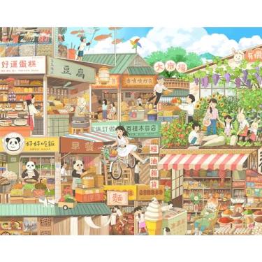 Imagem de Pintoo Quebra-cabeça 2000 peças para adultos - Li Ning Jing - Um dia, todos os dias, lindo quebra-cabeça de plástico para decoração de casa zero poeira fácil armazenamento [H2982]