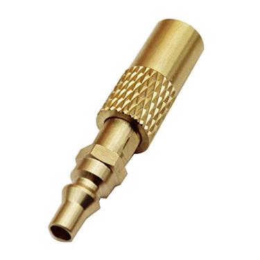 Imagem de MENSI Conversor de desconexão com adaptador de gás propano de conexão rápida de 1/4" para churrasqueira portátil Coleman Roadtrip LXE apenas para conectar seu trailer