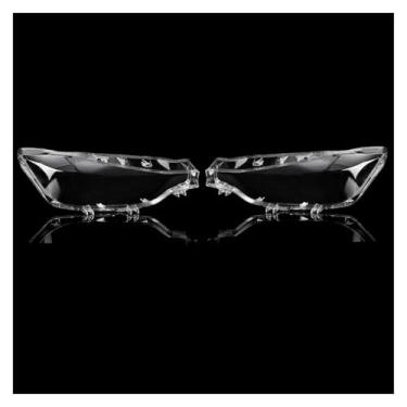 Imagem de VDLJA Capa de farol de carro para BMW F30 F31 Serie 3 2016-2019, lente transparente da tampa do farol, tampas da carcaça do abajur, tampa da lâmpada, lente difusora de vidro, A/esquerda e direita