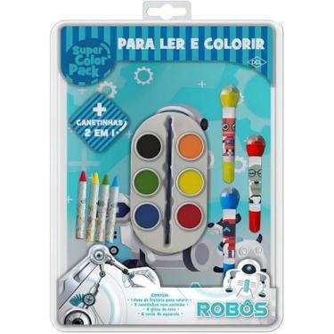 Imagem de Livro - Super Color Pack - Robôs - Editora DCL