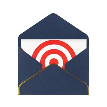 Imagem de SKKNT Design target Cartões de felicitações para todas as ocasiões, convites de festa de aniversário de casamento, 12,7 x 15,2 cm