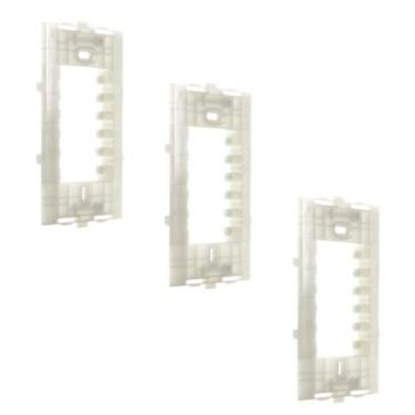 Imagem de Kit 3 Suporte Base 4x2 Linha Clean e Sleek Margirius Cor:Branco, Branc