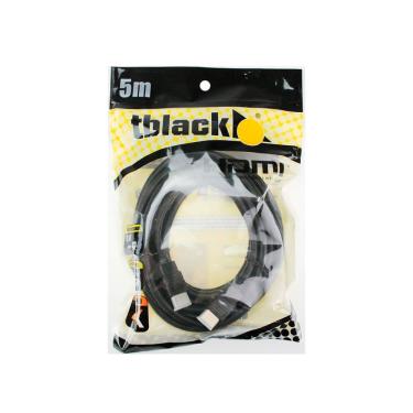 Imagem de Cabo HDMI 2.0 T Black Blindagem Dupla - 5 Metros