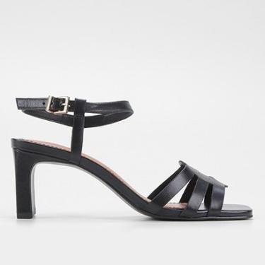 Imagem de Sandália Couro Loucos & Santos Salto Bloco Feminina-Feminino