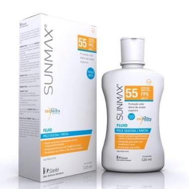 Imagem de Protetor Solar Sunmax Fluido Pele Oleosa-Mista Fps 55 Stiefel 120ml-Unissex