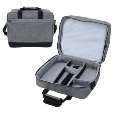 Imagem de Asixxsix Estojo de Viagem para Mixer de áudio, Bolsa para Mixagem de DJ Com Divisória Removível, Estojo Protetor Acolchoado para Transporte de Mixer de áudio para Cabos, Equipamento de