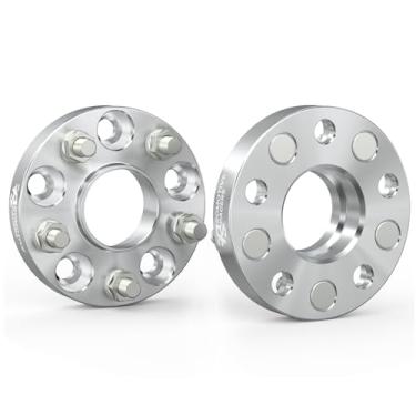 Imagem de Espaçadores de roda PROMOTIVE 5 x 114,3 25 mm - 5 terminais usinados CNC forjados 5 x 4,5 2,5 cm espaçadores centrados no cubo compatíveis com Infiniti G37 M35 Q50 e Nissan 350Z 300ZX - M12 x 1,25