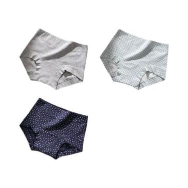 Imagem de Conjunto De Calcinhas Femininas plus Size Em Algodão Respirável, Boxer