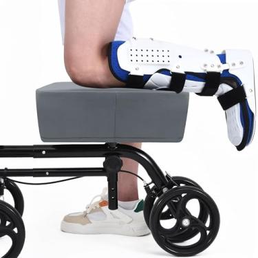 Imagem de SPRING SEAON Capa de almofada de scooter de joelho para adultos confortável almofada de tecido legal para scooters de joelho acessórios para alívio da dor adequada para deslizamento de verão