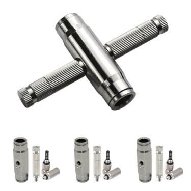 Imagem de Pacote com 10 bocais de nebulização de latão de alta pressão com filtro para sistema de refrigeração, bicos de neblina cabeça de pulverização antigotejamento, assento de pulverização duplo reto