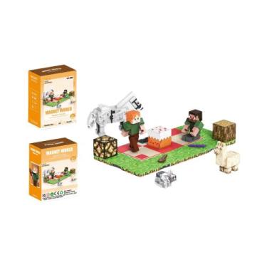 Imagem de Blocos De Construção Magnéticos Para Crianças Múltiplas Formas Possibi