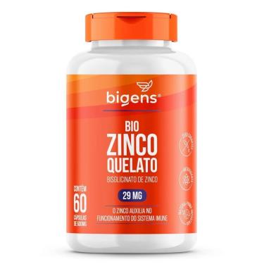 Imagem de Bio Zinco Quelato 29mg - 60 Cápsulas - Bigens-Masculino