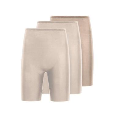 Imagem de Kit com 3 Bermudas Feminina Modeladora Triumph 24773, Rosa, P