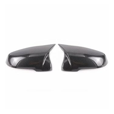 Imagem de Capa de espelho retrovisor lateral do carro, guarnição compatível com bmw x1 f48 x2 f39 f40 f53 f44 z4 g39 e toyota supra(Carbon Pattern-2pcs)