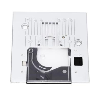 Imagem de Acouto Placa de Agulha de Ponto Em Zigue-zague para Máquinas de Costura, Aço Carbono Q235 e Plástico, Compatível Com Passaporte 2.0 3.0