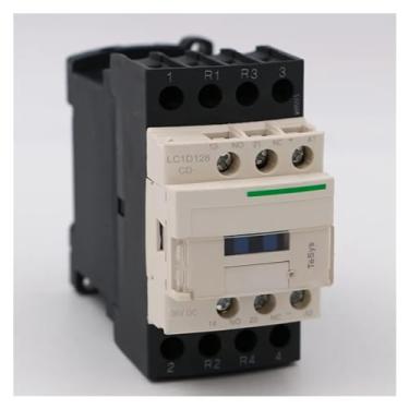 Imagem de LC1D128CD Contator eletromagnético CC 4P 2NO+2NC LC1-D128CD 25A 36V DC Bobina