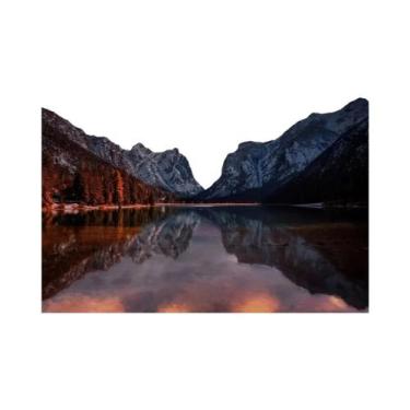 Imagem de Pôster De Arte Em Tela De Paisagens Naturais: Florestas, Montanhas, Ma