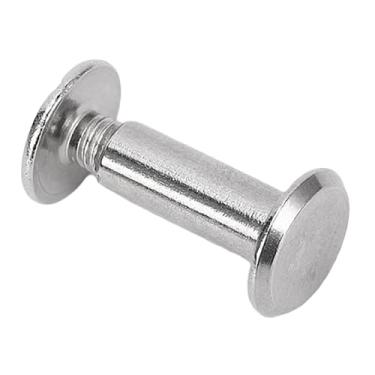 Imagem de Semme Conjunto de Pinos de Rebite 50 Pares M35 de Aço Inoxidável Plana Cabeça Redonda Parafuso Fixadores de Botão para Artesanato Em Couro e Projetos DIY Material de Liga 045x12x9mm