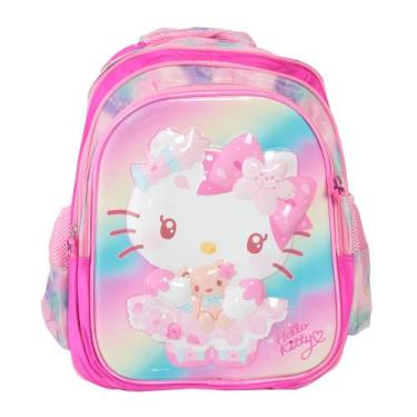 Imagem de Mochila Infantil Escolar Feminina Costas Grande Espaçosa - Plike