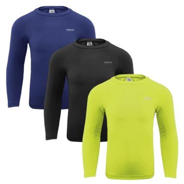Imagem de Kit 3 Camisas Térmicas Selene Proteção UV50+ Juve-Unissex