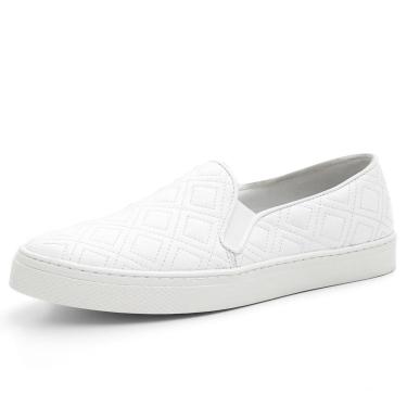 Imagem de Tênis feminino Pierrô couro legítimo cor branco-Feminino