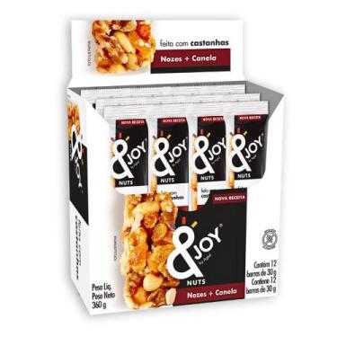 Imagem de Caixa 12un Barra De Nuts 30g Enjoy Regular Nozes E Canela