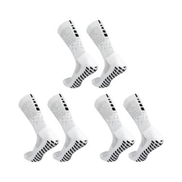 Imagem de Meias De Futebol Respiráveis para Homens E Mulheres, 3 Pares, Gráficos