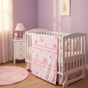 Imagem de Cobertor Bebê Antialérgico Grosso Kyor Plus Baby Jolitex 0,90x1,10m Qu