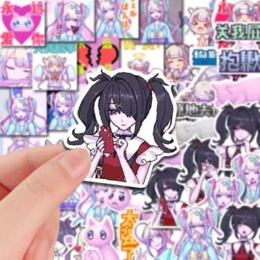 Imagem de Adesivos Fofos De Anime Da Garota Âncora Rain Ame Chan, 56 Peças Para 