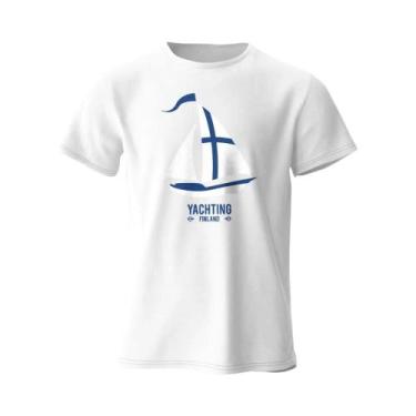 Imagem de Camiseta De Algodão Vintage Oversize Com Estampa Gráfica De Náutica Pa