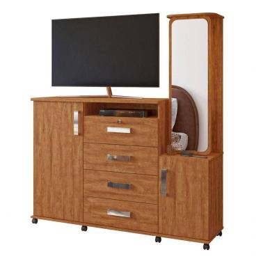 Imagem de Cômoda Copacabana Amêndoa - Lukaliam Móveis