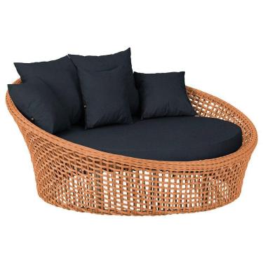 Imagem de Chaise Hungria Pintura Fendi Corda Náutica E12 Trama Terra Cota