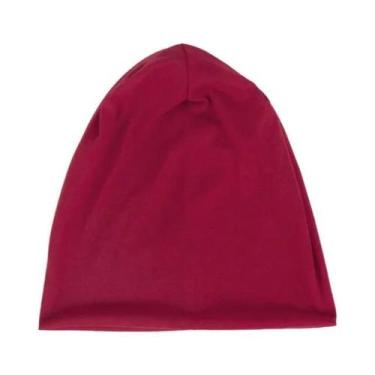 Imagem de Gorro Unissex De Poliéster Liso, Boné Casual Fino Para Homens E Mulher