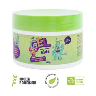 Imagem de Gel de Cabelo Infantil Efeito Brilho Molhado 250g Kids Siles